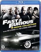 Fast & Furious Boxset 1-8 + Hobbs and Shaw (Blu-Ray)