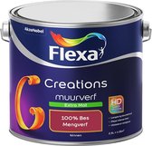 Flexa Creations Muurverf - Extra Mat - Mengkleuren Collectie - 100% Bes - 2,5 liter