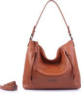 Luxe tas high Quality leather Lorenzo-Italy camel