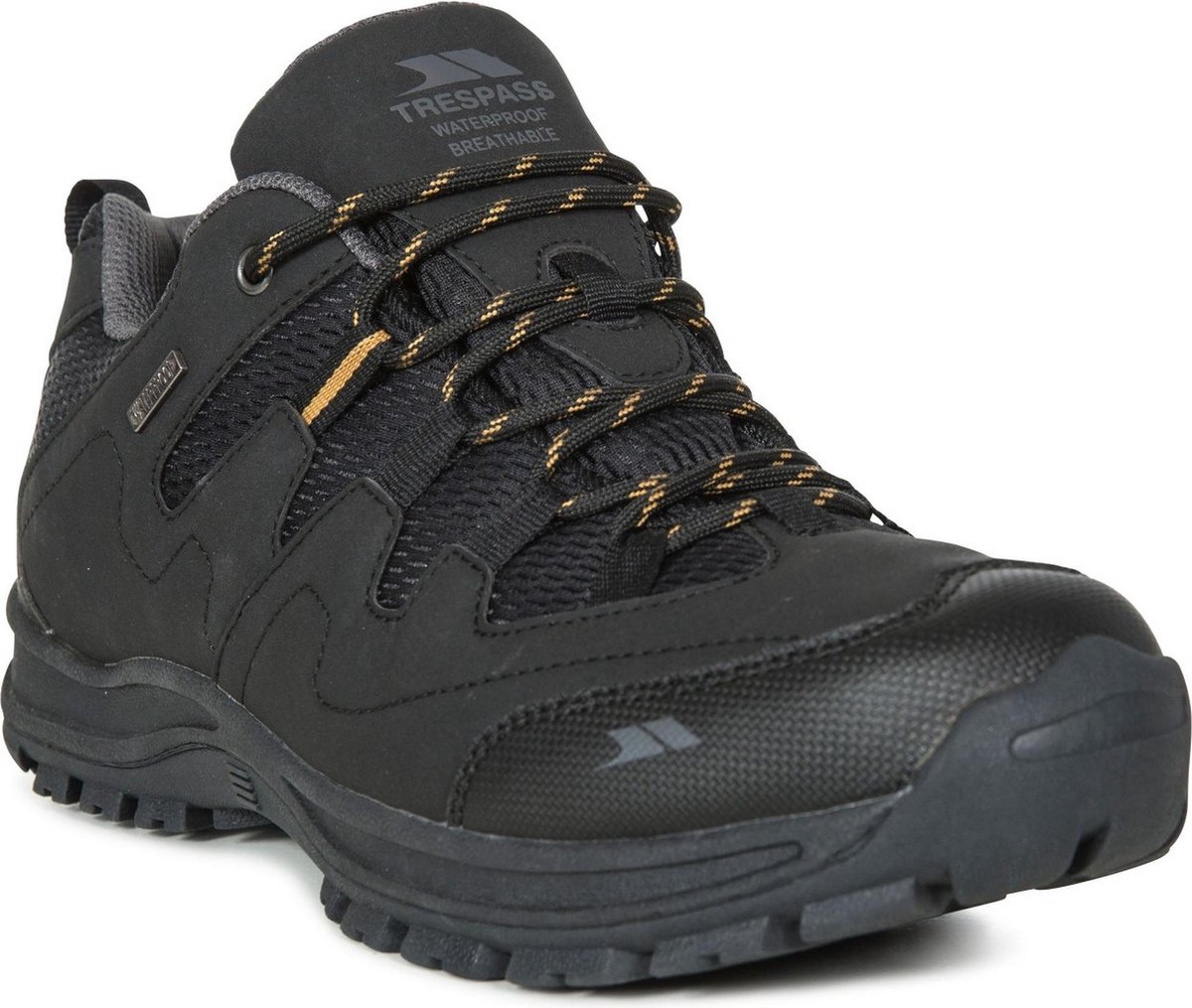Trespass wandelschoenen Finley Low Cut Heren Low Cut wandelschoen -45 Zwart