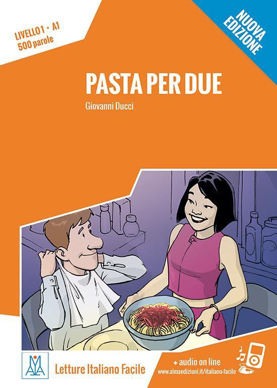 Letture Italiano Facile - Pasta per due (A1) libro + MP3 - cover