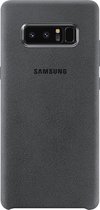 Samsung Alcantara leather cover  - donkergrijs - voor Samsung N950 Galaxy Note 8