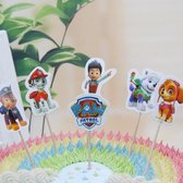 ProductGoods - 24 x Leuke Paw Patrol cocktailprikkers | Verjaardag | Sateprikkers | Traktatie | Feest | Cake topper decoratie | Prikkers