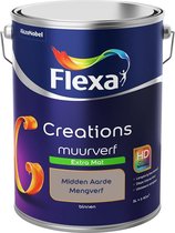 Flexa Creations Muurverf - Extra Mat - Mengkleuren Collectie - Midden Aarde  - 5 liter