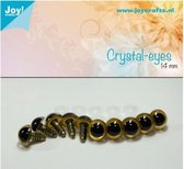 Joy!Crafts Kristallen ogen - Beige - 14mm