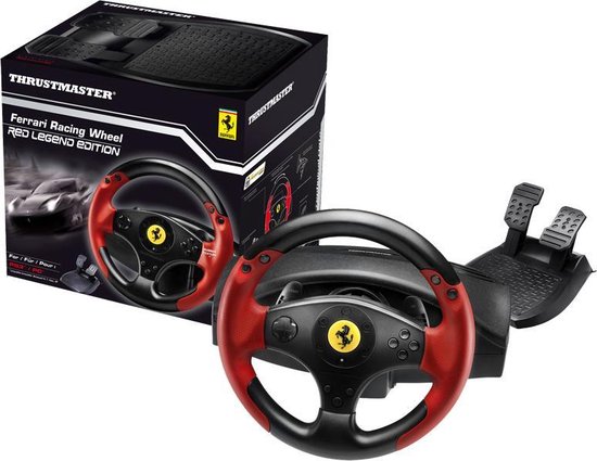 Volant de course rouge Thrustmaster Ferrari - Legend Edition PS3 + PC |  bol.com