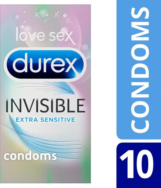 Durex Invisible Condooms Extra Dun - 10 stuks