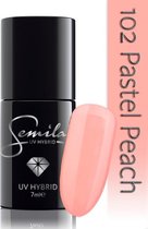 102 UV Hybrid Semilac Pastel Peach 7 ml.