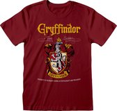 Harry Potter Gryffindor t-shirt rood heren