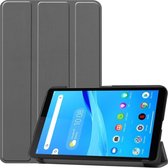 Tri-Fold Book Case - Lenovo Tab M7 Hoesje - Grijs