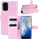 Book Case - Samsung Galaxy S20 Hoesje - Pink