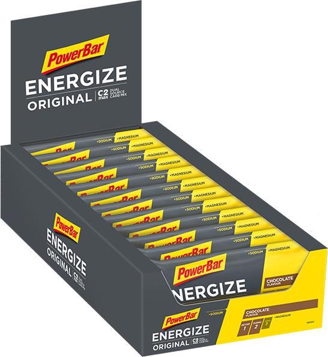 PowerBar Energize Bar Original Chocolate - Energierepen - 25 x 55 g