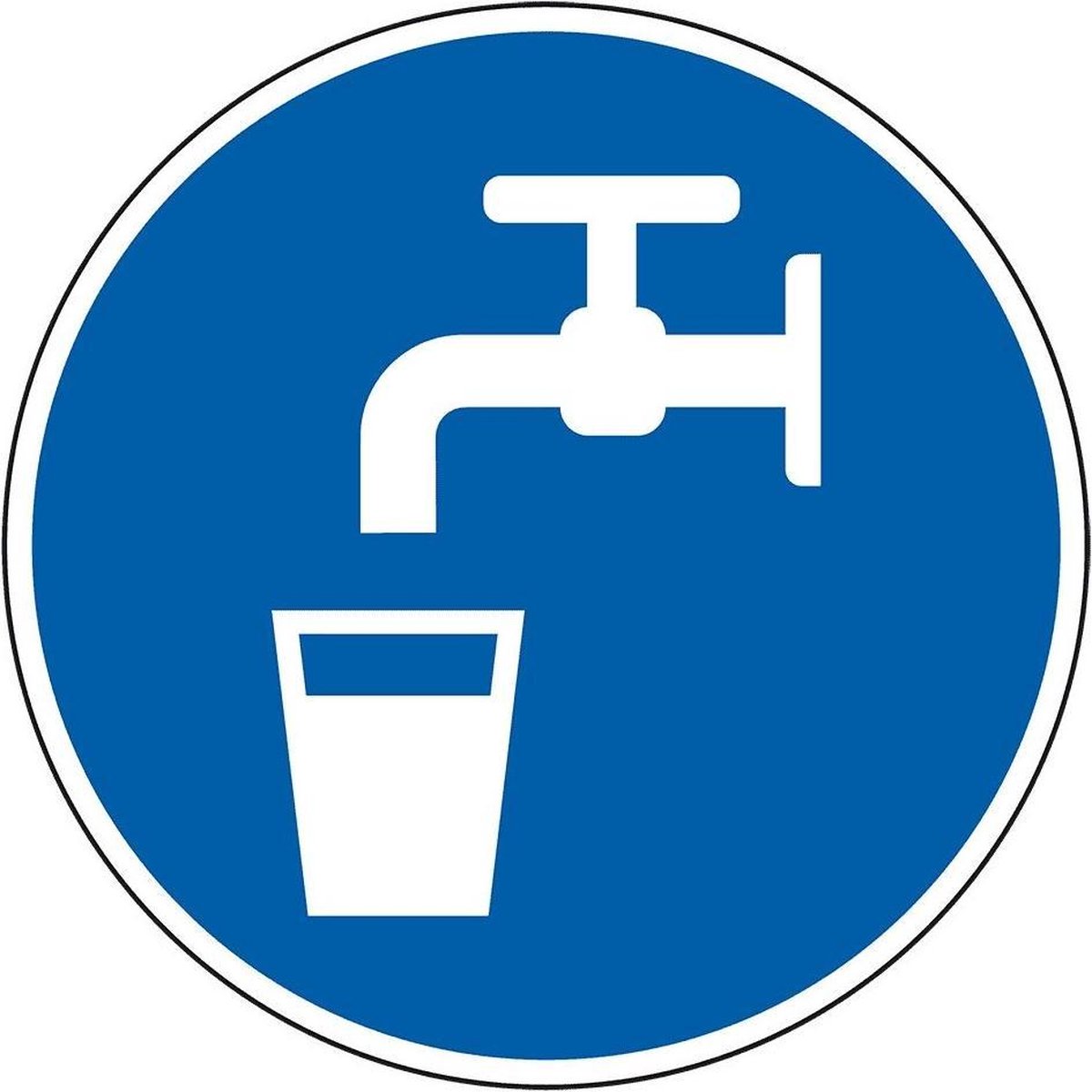 Gebodssticker drinkwater 300 mm