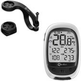 Fietscomputer met Chip- 2.4 inch Mono LCD - USB oplaadbare 900 Mah - Draadloze gegevens overdracht - Ant + Bluetooth - Cadanssensor , hartslagmeter - powermeter