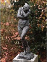 Tuinbeeld - bronzen beeld - Naakte vrouw van Rodin - 78 cm hoog