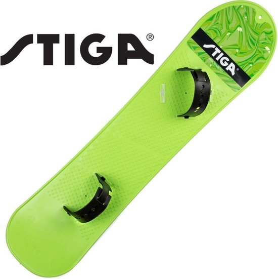 Snowboard kind Plastic Snowboard voor kinderen Stiga Groen
