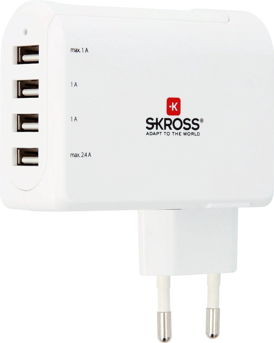 Skross Euro USB Charger 4 Port