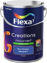 Flexa Creations Muurverf - Extra Mat - Mengkleuren Collectie - Puur Krokus  - 5 liter