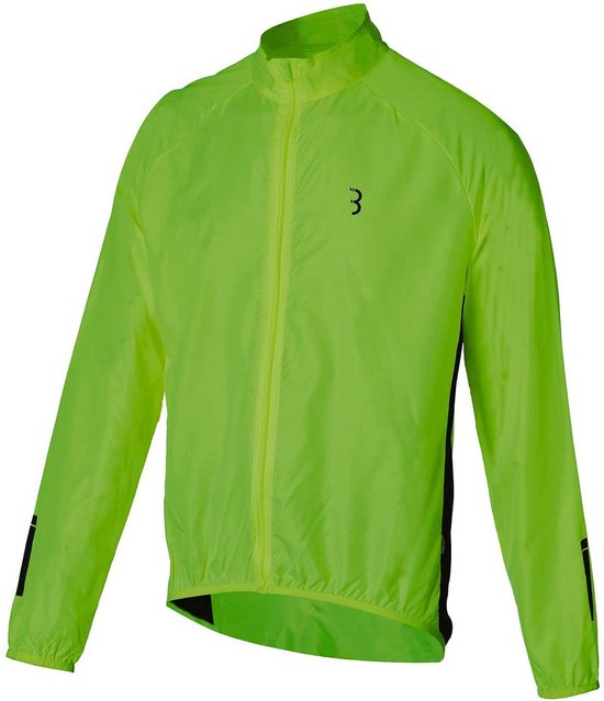 BBB Cycling PocketShield Fietsjas BBW-391 - Unisex Fietsjack Maat XXXL - Neon Geel