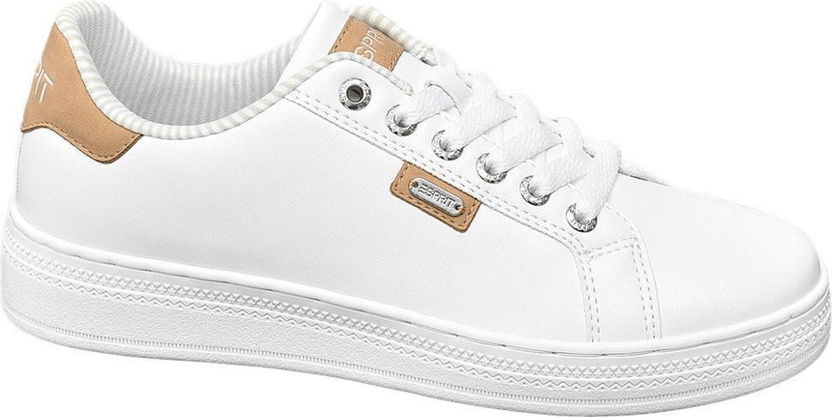 Esprit Dames Witte sneaker - Maat 41 | bol.com