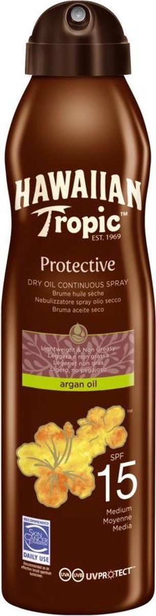 Zonnebrand Spray Argan Oil Hawaiian Tropic (177 ml)