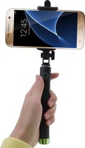 Shop4 - Samsung Galaxy S7 Selfie Stick Bluetooth Groen