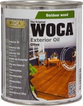 WOCA Exterior Wood Oil ZOUTGROEN (olive) - 750 ml