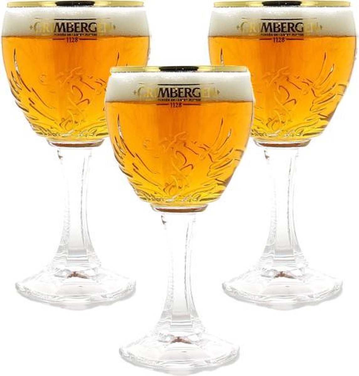 Verres à bière Grimbergen - 33cl - Set de 3 pièces | bol.com