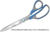 Premax Professional Stoffenschaar - Ring Lock System© -  15,5 cm. - Schaarbladen 9 cm. & Safety Cap