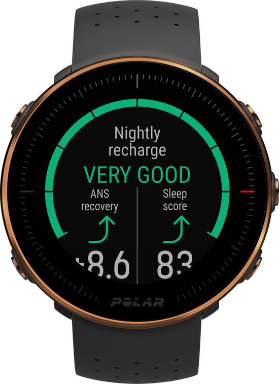 Vantage M - Multisport horloge - Zwart/koper - 46 mm - M/L bandje