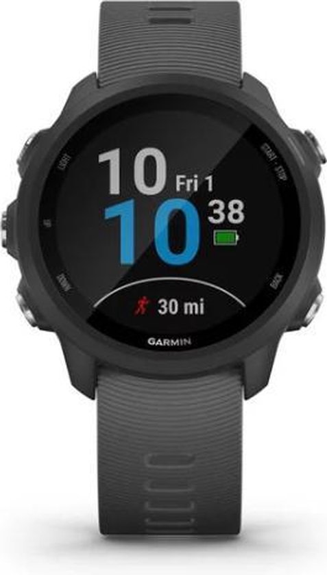 Garmin Forerunner 245 - GPS Smartwatch - 42 mm - Zwart/Grijs