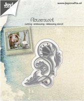 Joy!Crafts snij- embos- debosstencil flowerswirl