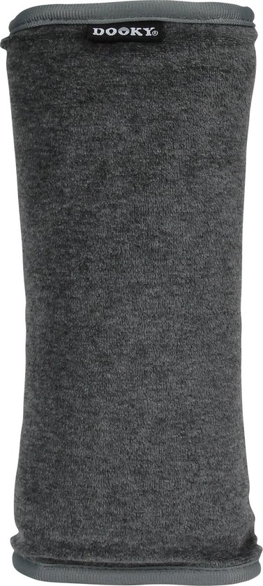 Dooky Seatbelt Pillow Dark Grey – Gurtkissen Für Kinder, 100% Baumwolle, Weich, Mit Klettverschluss, Waschbar