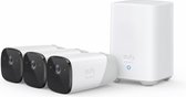 Bol.com Eufycam 2 - 3 beveiligingscamera's / IP-camera's + basisstation - 365 dagen batterij - Voor binnen & buiten aanbieding