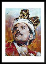 Freddie Mercury kroon Schilderij (reproductie)