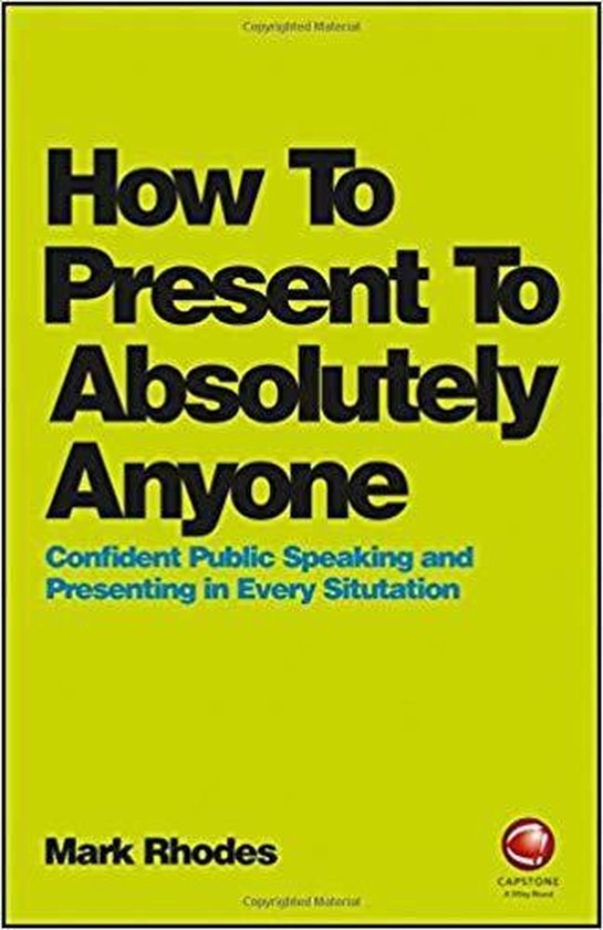 How To Present To Absolutely Anyone - cover