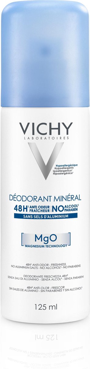 Vichy Deodorant 48u Mineral Spray - 125 ml