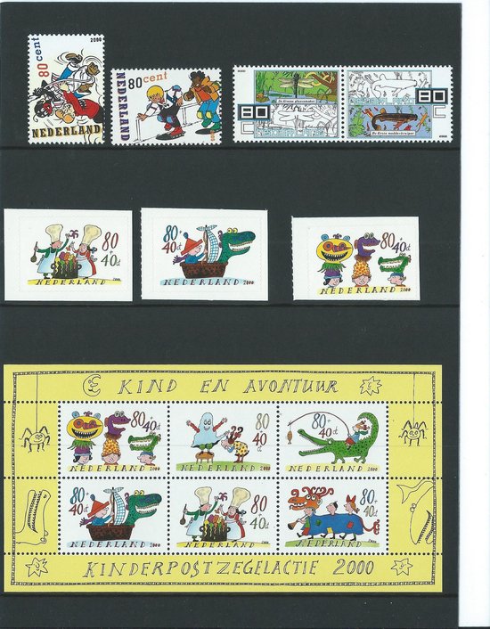 Thumbnail van een extra afbeelding van het spel Jaarcollectie 2000 - Postzegels Nederland