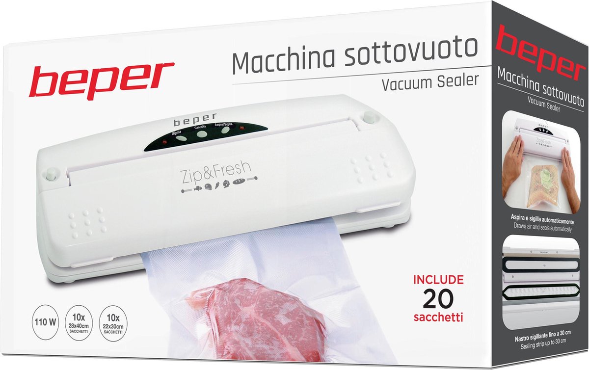 Machine à sceller sous vide électrique 110w beper