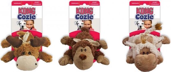 Kong Cozie Naturals - Hondenspeelgoed - Assorti