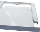 Scanpart tussenstuk met werkblad inclusief spanband - Speciaal geschikt voor warmtepompdrogers - Miele AEG Bosch - Universeel
