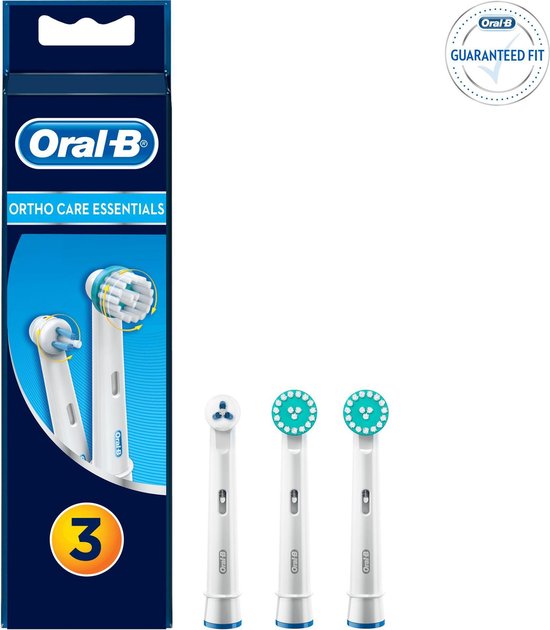 OralB Ortho Care Essentials Kit Opzetborstels 3 stuks