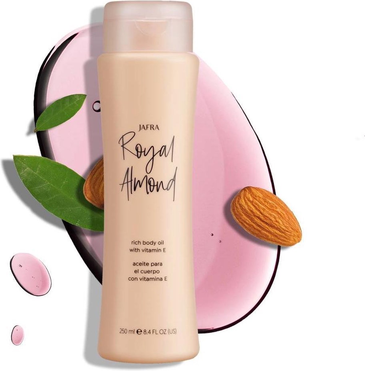 JAFRA Royal Almond Body Oil met Gratis doseerpomp