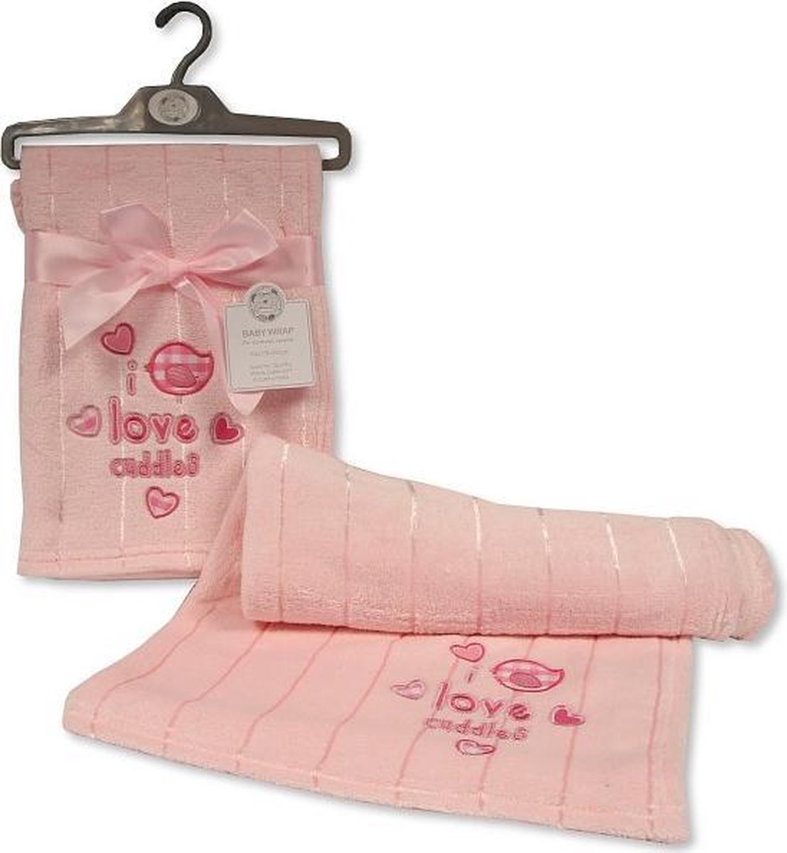 Snuggle Baby Babydeken I Love Cuddles 75 X 100 Cm Roze Snuggle Baby Babydeken I Love Cuddles 75 X 100 Cm Roze