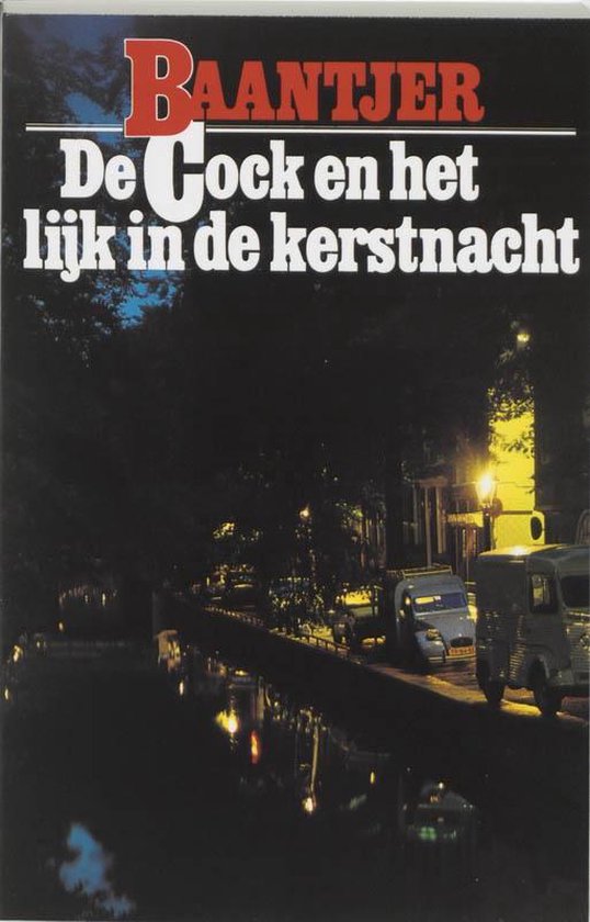 Cover van het boek 'De Cock en het lijk in de kerstnacht' van A.C. Baantjer