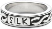 SILK Jewellery - Zilveren Ring - Brahma - 633.14 - Maat 14