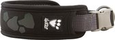 Hurtta - Weekend Warrior Collar - 25/35 cm - Raven - hondenhalsband soft - zwart