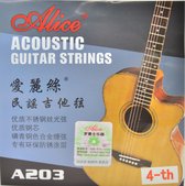 Akoestische gitaar snaren pakket/ D string (4e) (4 stuks) -Alice® A203-4