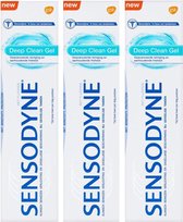 Sensodyne Tandpasta Deep Clean Gel - 3 x 75 ml - Voordeelverpakking