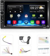 Dubbel din autoradio - Android 8.1 - Navigatie - Bluetooth - 4G - USB - Wifi - Radio - 7 inch